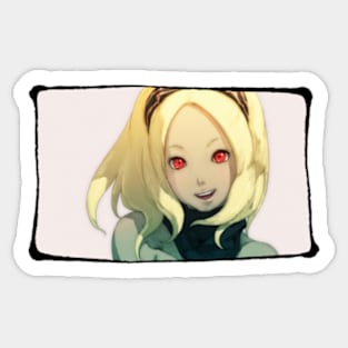 Gravity Rush - Kat Smile Portrait Sticker